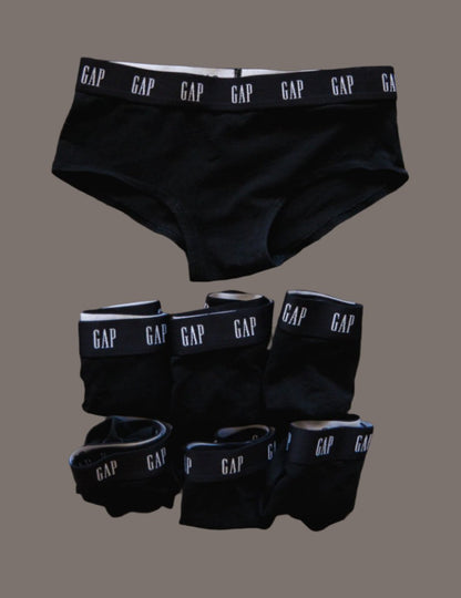 Black Organic Underwear - Pack of 7: 10yr