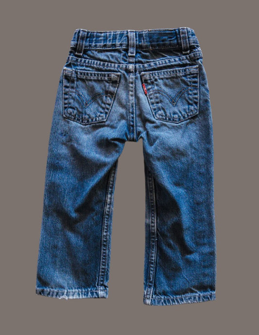 Blue Denim Jeans: 2T