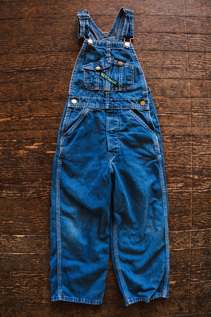 Blue Denim Vintage Overalls: 4T